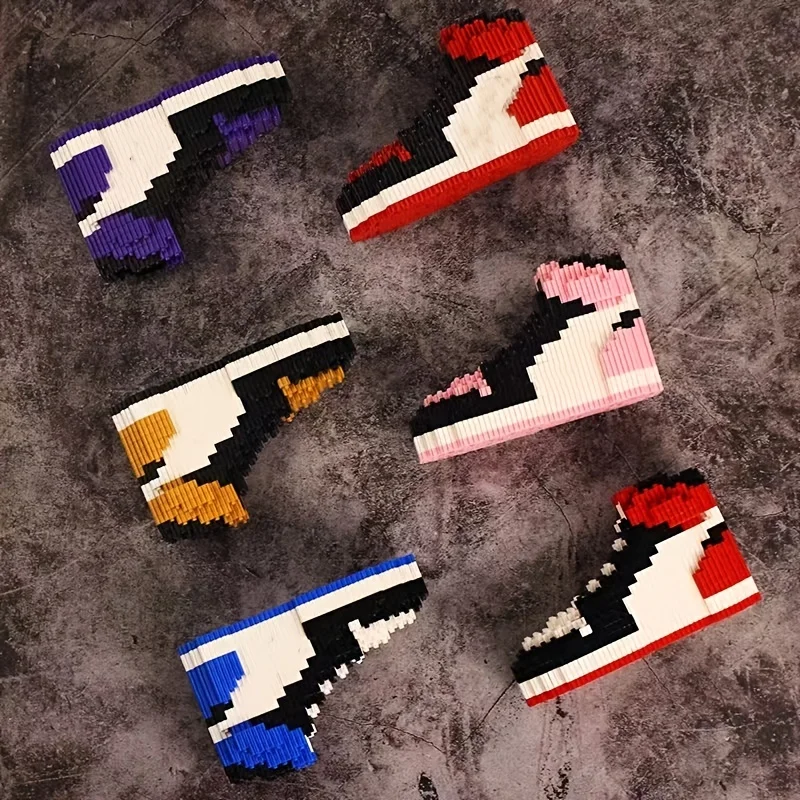 Science Olympiad - Mini Basketball Shoes Building Block Sneakers