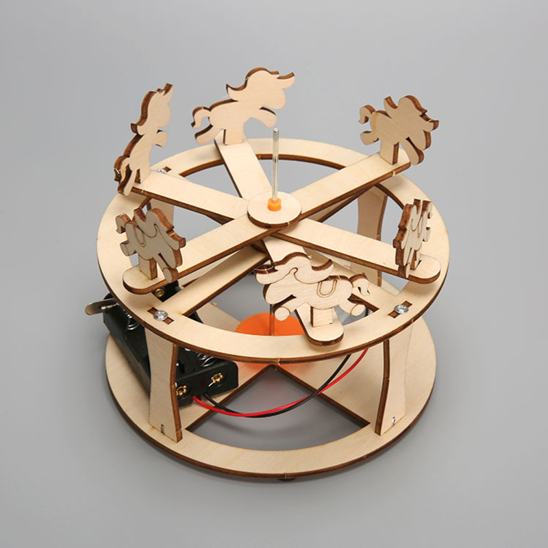 HUAHUABuild Your Own Carousel  - Science Toys Diy recension och pris