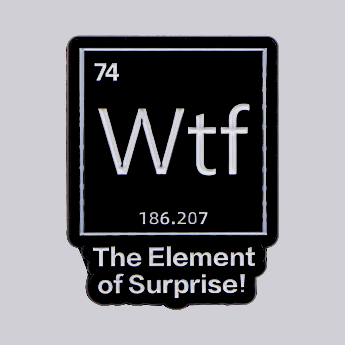 Chemical Element 74 Enamel Pin - Science Bob recension och pris