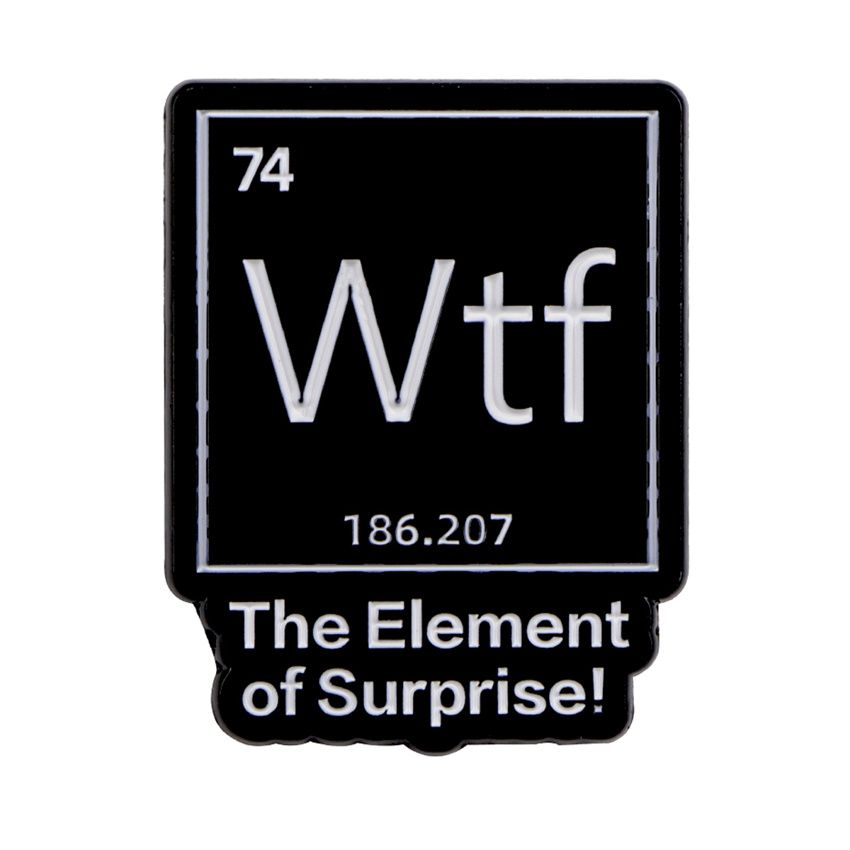Chemical Element 74 Enamel Pin - Science Bob recension och pris