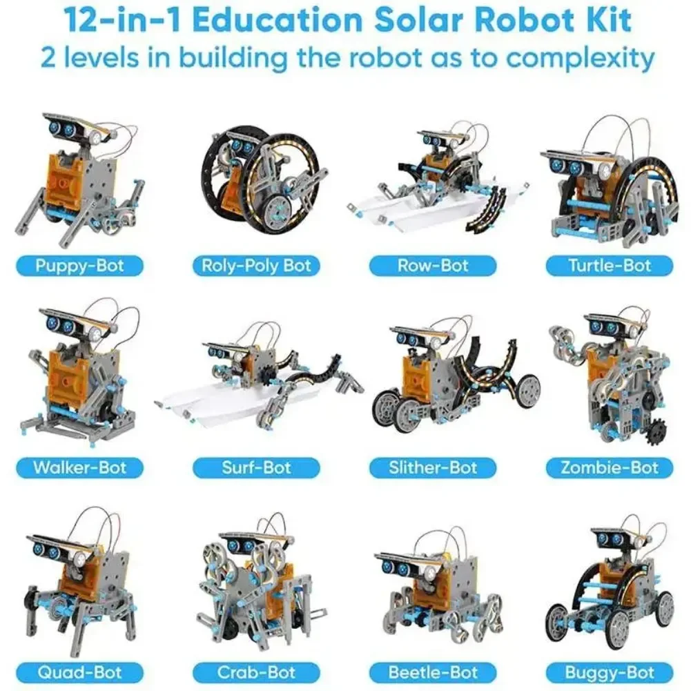 13 in 1 Solar Powered Robot Sc - Science Toys Diy recension och pris